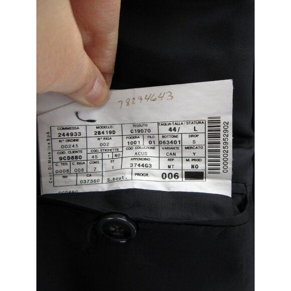 Armani Collezioni Sport Coat 44 Long (42) Blazer Wool Jacket Italy - Picture 11 of 13